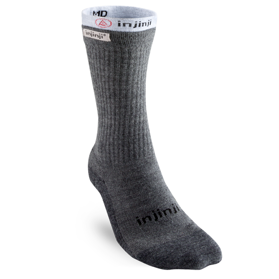 Injinji Hiker Crew Sock + Liner Set - LAST PAIR size L/XL